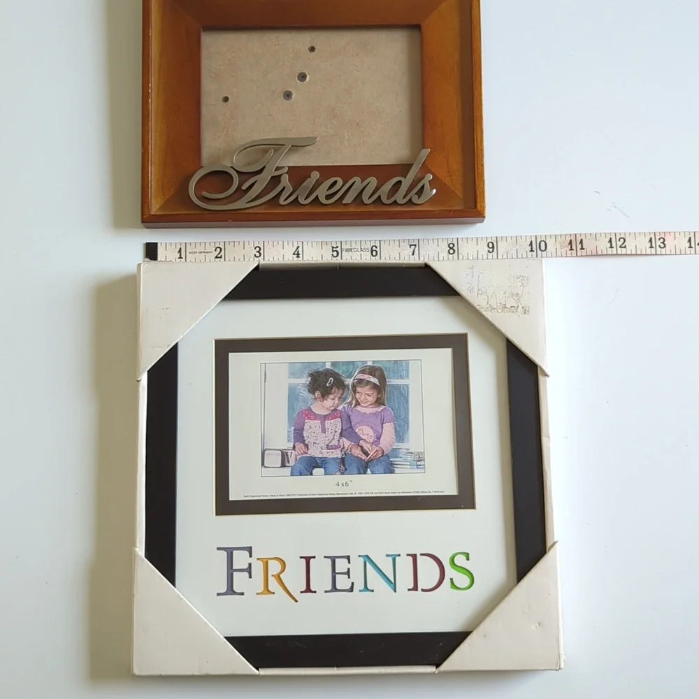 Friends Frames Photos Pictures Walnut 4x6 Black White St Nicholas Square 4x6